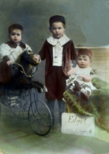 Kurt, Max and Gertrud Häfner circa 1893