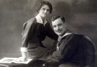 Gertrud and Martin Nauke circa 1917