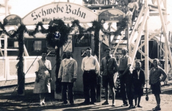 Schwebebahn-Zip Line ride circa 1933